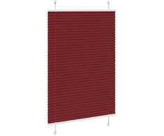 Klostuotos žaliuzės, bordo raudonos, 85x100 cm, audinys, plotis 84,4 cm, poliesteris