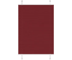 Klostuotos žaliuzės, bordo spalvos, 100x100 cm, audinys, plotis 99,4 cm, poliesteris