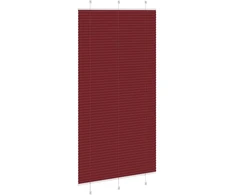 Klostuotos žaliuzės, bordo spalvos, 105x200 cm, audinys, plotis 104,4 cm, poliesteris