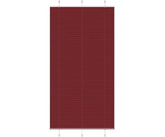 Klostuotos žaliuzės, bordo spalvos, 105x200 cm, audinys, plotis 104,4 cm, poliesteris