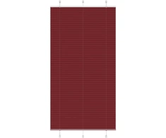 Klostuotos žaliuzės, bordo spalvos, 110x200 cm, audinys, plotis 109,4 cm, poliesteris