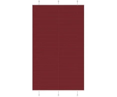 Klostuotos žaliuzės, bordo spalvos, 115x200 cm, audinys, plotis 114,4 cm, poliesteris