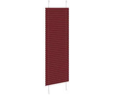 Klostuotos žaliuzės, bordo spalvos, 45x100 cm, audinys, plotis 44,4 cm, poliesteris