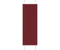 Klostuotos žaliuzės, bordo spalvos, 45x100 cm, audinys, plotis 44,4 cm, poliesteris