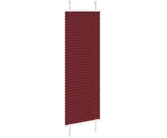 Klostuotos žaliuzės, bordo spalvos, 45x100 cm, audinys, plotis 44,4 cm, poliesteris