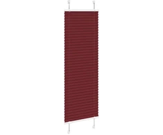 Klostuotos žaliuzės, bordo spalvos, 45x150 cm, audinys, plotis 44,4 cm, poliesteris