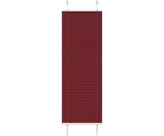 Klostuotos žaliuzės, bordo spalvos, 50x150 cm, audinys, plotis 49,4 cm, poliesteris