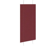 Klostuotos žaliuzės, bordo spalvos, 55x100 cm, audinys, plotis 54,4 cm, poliesteris