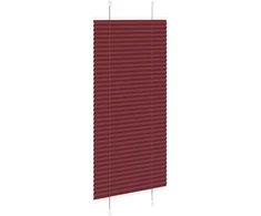 Klostuotos žaliuzės, bordo spalvos, 55x100 cm, audinys, plotis 54,4 cm, poliesteris