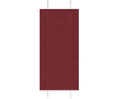 Klostuotos žaliuzės, bordo spalvos, 55x150 cm, audinys, plotis 54,4 cm, poliesteris