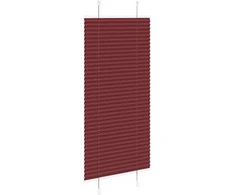 Klostuotos žaliuzės, bordo spalvos, 60x100 cm, audinys, plotis 59,4 cm, poliesteris