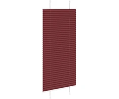 Klostuotos žaliuzės, bordo spalvos, 60x100 cm, audinys, plotis 59,4 cm, poliesteris
