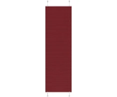 Klostuotos žaliuzės, bordo spalvos, 60x200 cm, audinys, plotis 59,4 cm, poliesteris