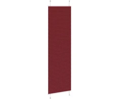 Klostuotos žaliuzės, bordo spalvos, 60x200 cm, audinys, plotis 59,4 cm, poliesteris