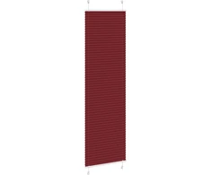 Klostuotos žaliuzės, bordo spalvos, 60x200 cm, audinys, plotis 59,4 cm, poliesteris