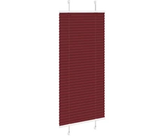 Klostuotos žaliuzės, bordo spalvos, 65x100 cm, audinys, plotis 64,4 cm, poliesteris