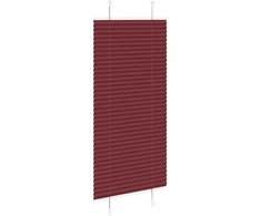 Klostuotos žaliuzės, bordo spalvos, 65x150 cm, audinys, plotis 64,4 cm, poliesteris