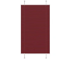 Klostuotos žaliuzės, bordo spalvos, 70x100 cm, audinys, plotis 69,4 cm, poliesteris
