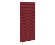 Klostuotos žaliuzės, bordo spalvos, 95x200 cm, audinys, plotis 94,4 cm, poliesteris