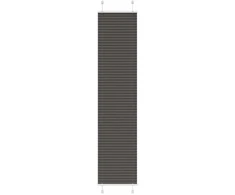 Klostuotos žaliuzės, juodos, 45x200 cm, audinys, plotis 44,4 cm, poliesteris