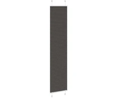 Klostuotos žaliuzės, juodos, 50x200 cm, audinys, plotis 49,4 cm, poliesteris