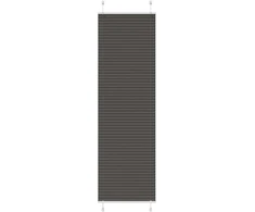 Klostuotos žaliuzės, juodos, 55x200 cm, audinys, plotis 54,4 cm, poliesteris