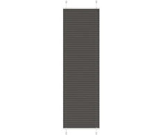 Klostuotos žaliuzės, juodos, 65x200 cm, audinys, plotis 64,4 cm, poliesteris