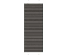 Klostuotos žaliuzės, juodos, 75x200 cm, audinys, plotis 74,4 cm, poliesteris