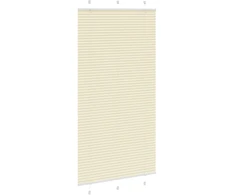 Klostuotos žaliuzės, kreminės spalvos, 105x200 cm, audinys, plotis 104,4 cm, poliesteris