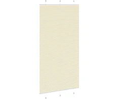 Klostuotos žaliuzės, kreminės spalvos, 110x200 cm, audinys, plotis 109,4 cm, poliesteris
