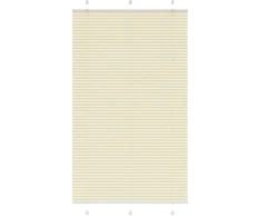 Klostuotos žaliuzės, kreminės spalvos, 120x200 cm, audinys, plotis 119,4 cm, poliesteris