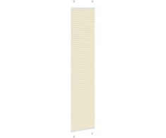 Klostuotos žaliuzės, kreminės spalvos, 40x200 cm, audinys, plotis 39,4 cm, poliesteris