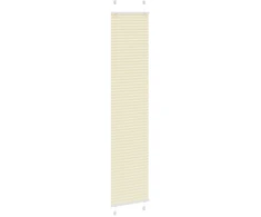 Klostuotos žaliuzės, kreminės spalvos, 50x200 cm, audinys, plotis 49,4 cm, poliesteris