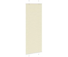 Klostuotos žaliuzės, kreminės spalvos, 75x200 cm, audinys, plotis 74,4 cm, poliesteris