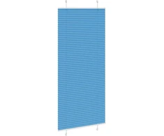 Klostuotos žaliuzės, mėlynos, 100x200 cm, audinys, plotis 99,4 cm, poliesteris