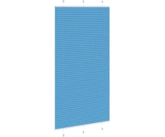 Klostuotos žaliuzės, mėlynos, 105x200 cm, audinys, plotis 104,4 cm, poliesteris
