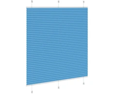 Klostuotos žaliuzės, mėlynos, 115x150 cm, audinys, plotis 114,4 cm, poliesteris