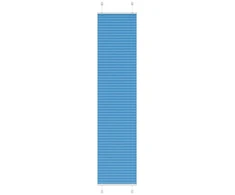Klostuotos žaliuzės, mėlynos, 40x200 cm, audinys, plotis 39,4 cm, poliesteris
