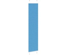 Klostuotos žaliuzės, mėlynos, 45x200 cm, audinys, plotis 44,4 cm, poliesteris