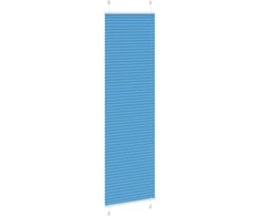 Klostuotos žaliuzės, mėlynos, 55x200 cm, audinys, plotis 54,4 cm, poliesteris