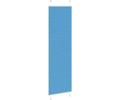 Klostuotos žaliuzės, mėlynos, 55x200 cm, audinys, plotis 54,4 cm, poliesteris