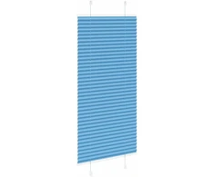 Klostuotos žaliuzės, mėlynos, 60x150 cm, audinys, plotis 59,4 cm, poliesteris
