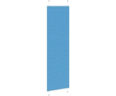 Klostuotos žaliuzės, mėlynos, 60x200 cm, audinys, plotis 59,4 cm, poliesteris