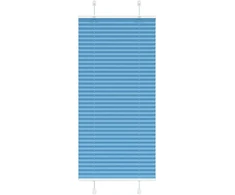 Klostuotos žaliuzės, mėlynos, 65x150 cm, audinys, plotis 64,4 cm, poliesteris