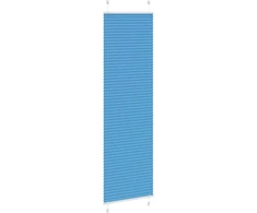 Klostuotos žaliuzės, mėlynos, 65x200 cm, audinys, plotis 64,4 cm, poliesteris