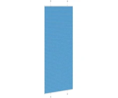Klostuotos žaliuzės, mėlynos, 70x200 cm, audinys, plotis 69,4 cm, poliesteris