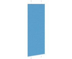 Klostuotos žaliuzės, mėlynos, 70x200 cm, audinys, plotis 69,4 cm, poliesteris