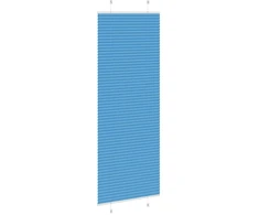 Klostuotos žaliuzės, mėlynos, 80x200 cm, audinys, plotis 79,4 cm, poliesteris