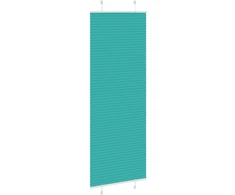 Klostuotos žaliuzės, petroletiškai žalios, 80x200 cm, audinys, plotis 79,4 cm, poliesteris