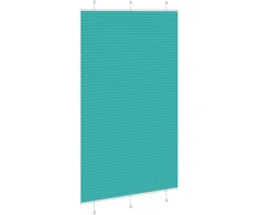 Klostuotos žaliuzės, petroletiškai žalios, 115x200 cm, audinys, plotis 114,4 cm, poliesteris